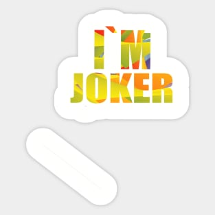 I`m Joker Sticker